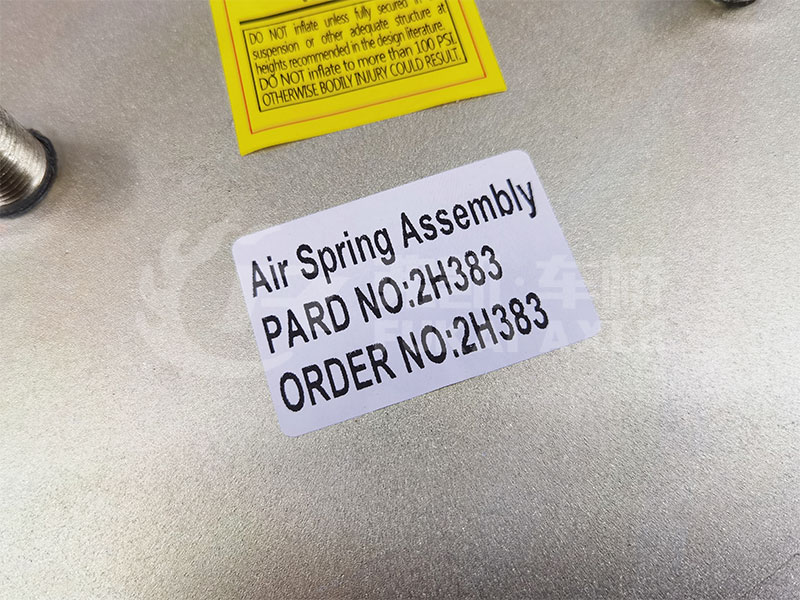 Amortiguador de resorte neumático de dos capas para repuestos de camiones FAW Jiefang 2H383
