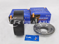 Anillo de engranaje interno de llanta de rueda y soporte para FAW Jiefang J6 Aowei 300 Axle Truck repuestos 2405042-A0E